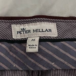 Maroon Peter Millar Pants 36 Men